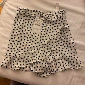 Zara Polka Dot Skort